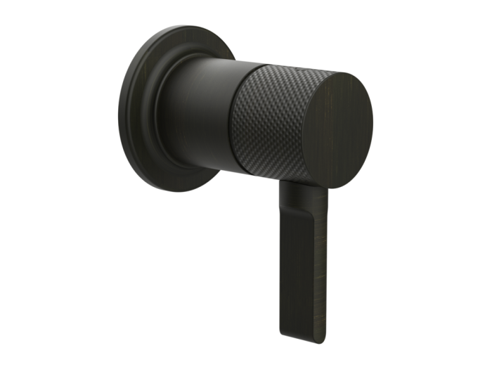 На изображении товар Смеситель Gessi Inciso, встраиваемый, однорычажный на 1 выход, цвет Aged Bronze от официального представителя в Москве