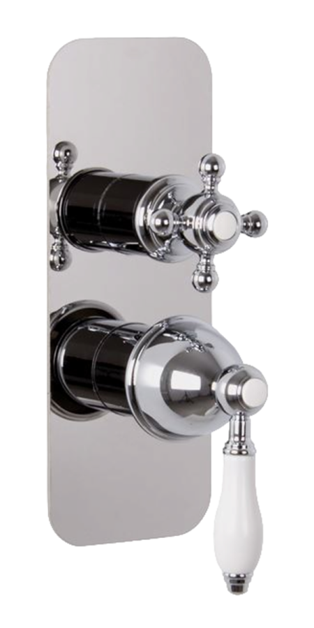 Смеситель Carlo Frattini Herend, с переключателем на 2/3 источника, Н-273 мм, внешняя часть, цвет золото брашированное