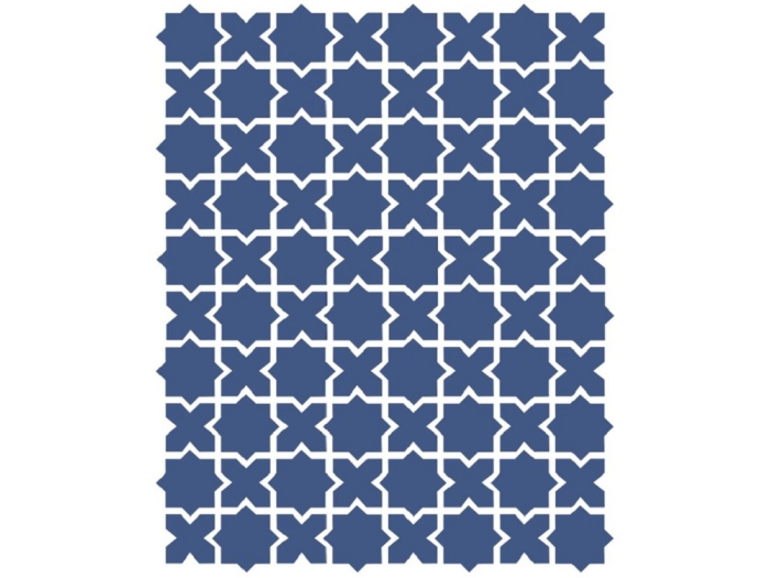 На изображении товар Etruria Керамогранит Xxs Zelije - 5X5 Stella Cobalto от официального представителя в Москве