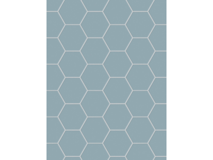 На изображении товар Terratinta Ceramics Керамогранит Hexa Floor Matt Azure Mist Hexagon 14x16 / 8.5 от официального представителя в Москве