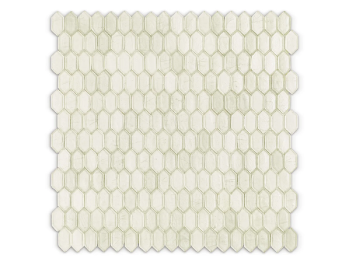 На изображении товар Sicis Стеклянная мозаика Crystal Sodio chips size 31x15 mm sheet size 304x300 mm от официального представителя в Москве