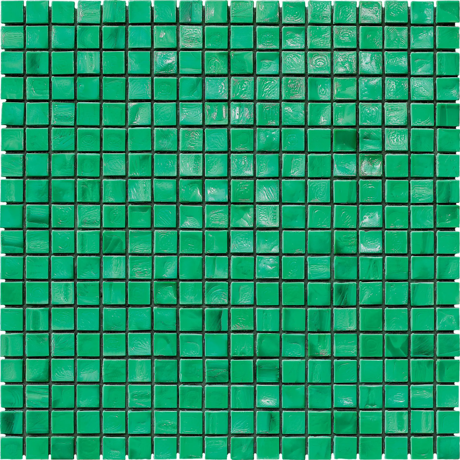 Sicis Стеклянная мозаика Murano Smalto Emerald 3 chips size 10x10 mm sheet-size 295x295 mm