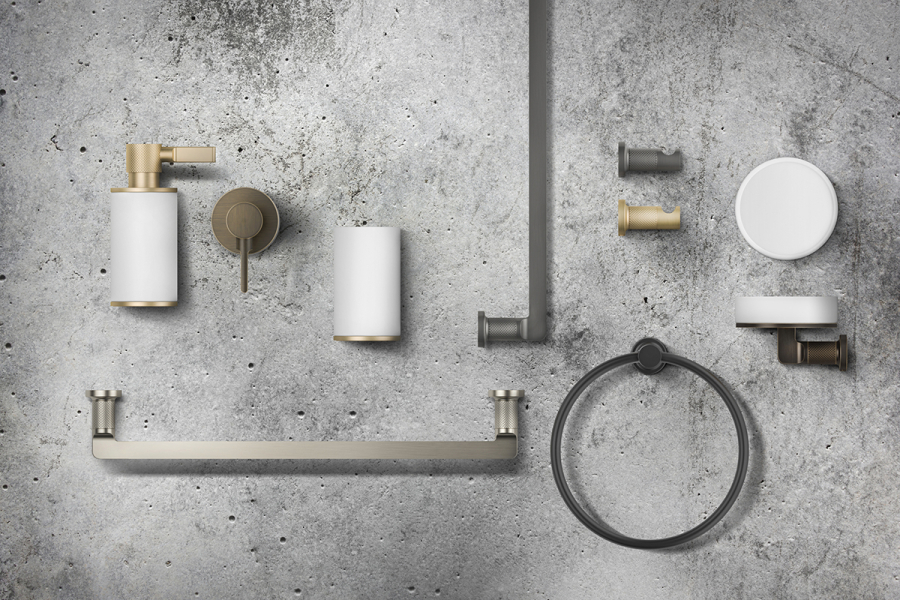 Мыльница Gessi Inciso ø115хh84 мм, настенная, цвет Black Metal Brushed PVD - изображение 2