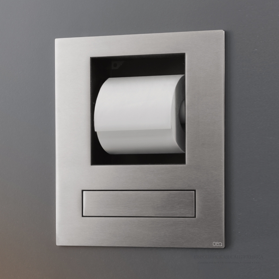 Гидроёршик CeaDesign Jet Cleaners, с бумагодержателем, встраиваемый, сталь, цвет сатинированная сталь