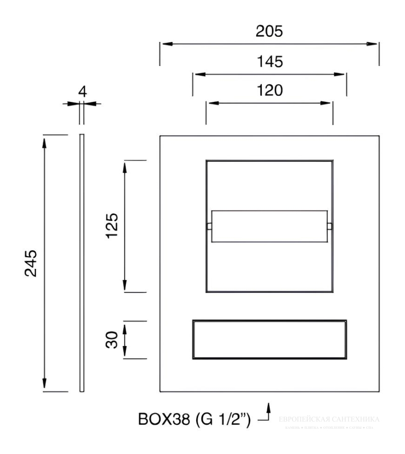 Гидроёршик CeaDesign Jet Cleaners, с бумагодержателем, встраиваемый, сталь, цвет сатинированная сталь - изображение 1