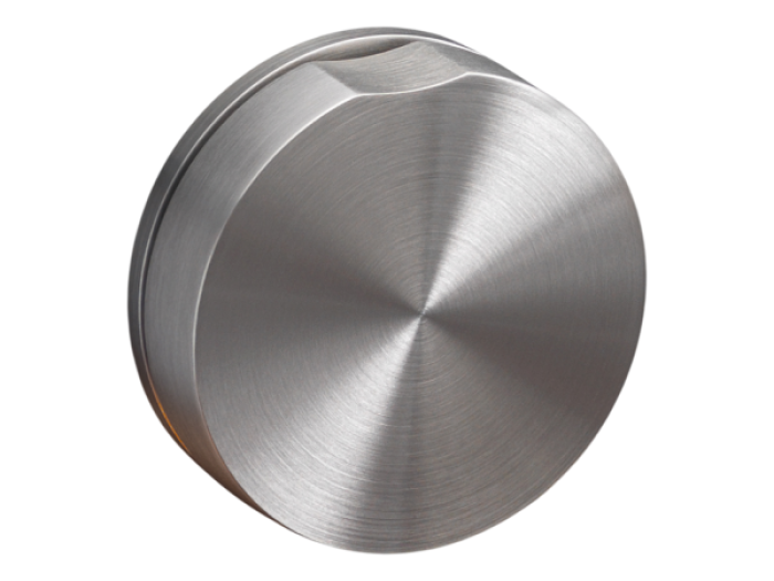 На изображении товар Вентиль запорный CeaDesign Giotto, настенный, для горячей воды, Ø 65 мм, внешняя часть, сталь, цвет сатинированное светлое золото от официального представителя в Москве