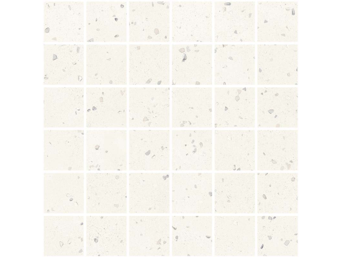 На изображении товар Santagostino Керамогранит Deconcrete Mosaico De-Micro White, 30x30 от официального представителя в Москве