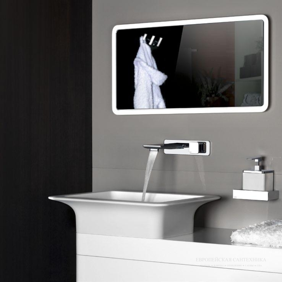 Зеркало Gessi Ispa 400хH800 мм настенное, цвет белый - изображение 1