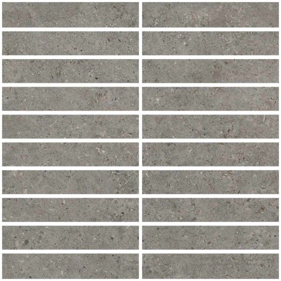 Living Ceramics Керамогранит Bera&Beren Dark grey Mosaic 315 Bush hammered 29,8x29,8