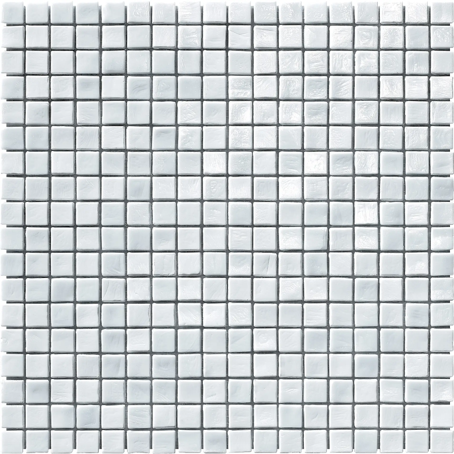 Sicis Стеклянная мозаика Murano Smalto White chips size 10x10 mm sheet-size 295x295 mm
