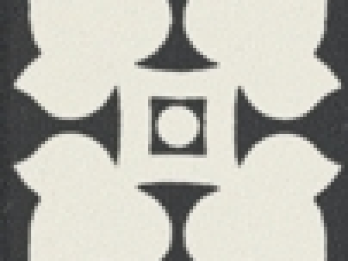 На изображении товар CERAMICHE GRAZIA Вставка OLD ENGLAND TOZZETTO DECORO BLACK 4X4 DOVER от официального представителя в Москве