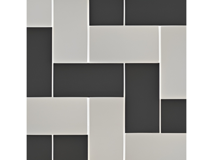 На изображении товар Micro. Керамогранит Microtiles Herringbone Mix Dust/Black 40,2x40,2 от официального представителя в Москве