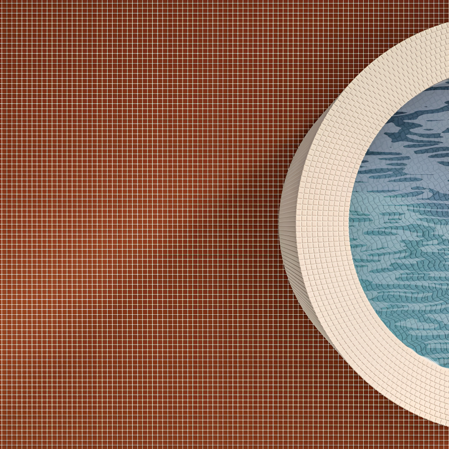 Appiani Мозаика, керамогранит Pastelli Ostrica 30x30 (1.25x3.75 ) - изображение 13