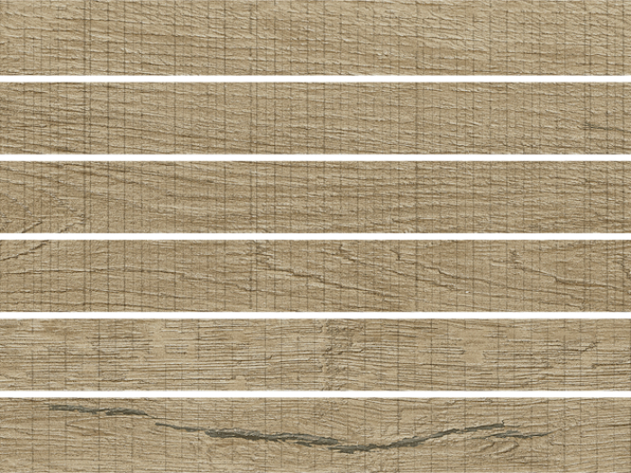 На изображении товар Living Ceramics Керамогранит Ombra Cognac Mosaic 590 Soft textured 29,8x89,8 от официального представителя в Москве