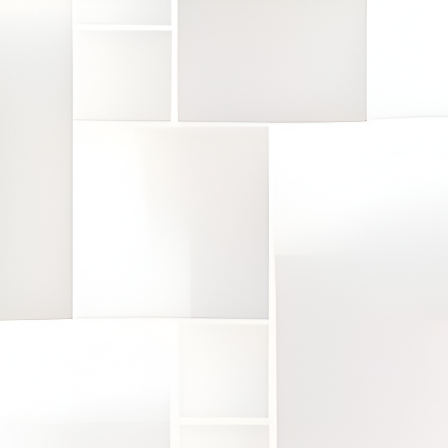 Micro. Керамогранит Microtiles X4 Offset Glaze White 35,1x30,1