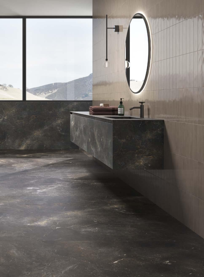 FMG Maxfine Керамогранит Art Stone Mystic black naturale 120x120 - изображение 3