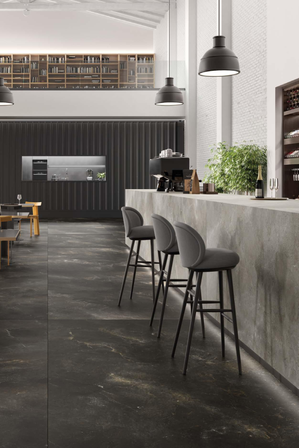 FMG Maxfine Керамогранит Art Stone Mystic black naturale 120x120 - изображение 5