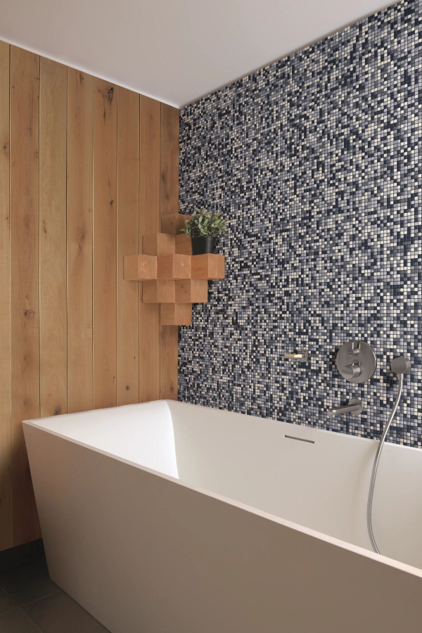 Appiani Керамическая мозаика Denim Ondulato 001 30x30 (1.2) - изображение 4