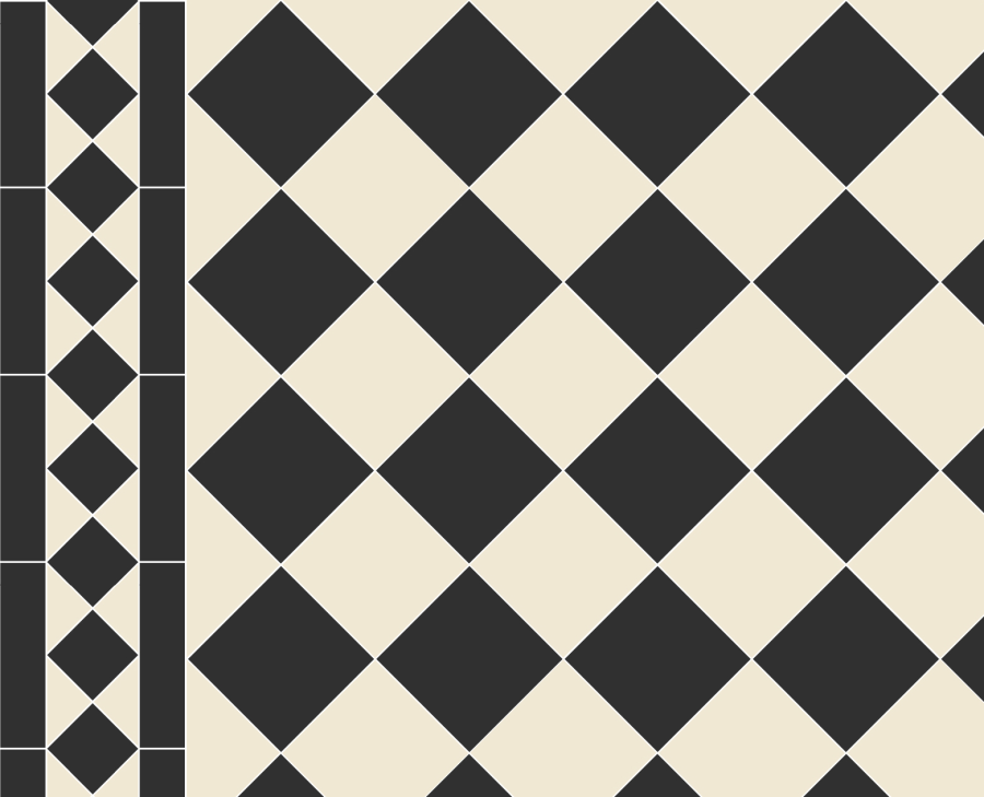 Micro. Керамогранит Victorian Canterbury 10X10 on mesh straight 28,7X28,7