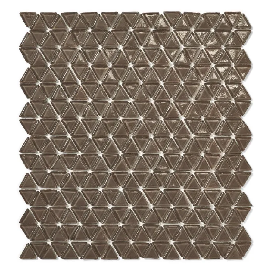 Sicis Смальтовая мозаика Trigono Mosaic Fango chips size 19x21 mm sheet-size 284x300 mm