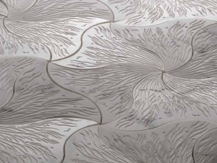 На изображении товар Akros Venezia Камень Dogma Classic Hartifizio LN3D Bianco Carrara 19,7х18,75х1 от официального представителя в Москве