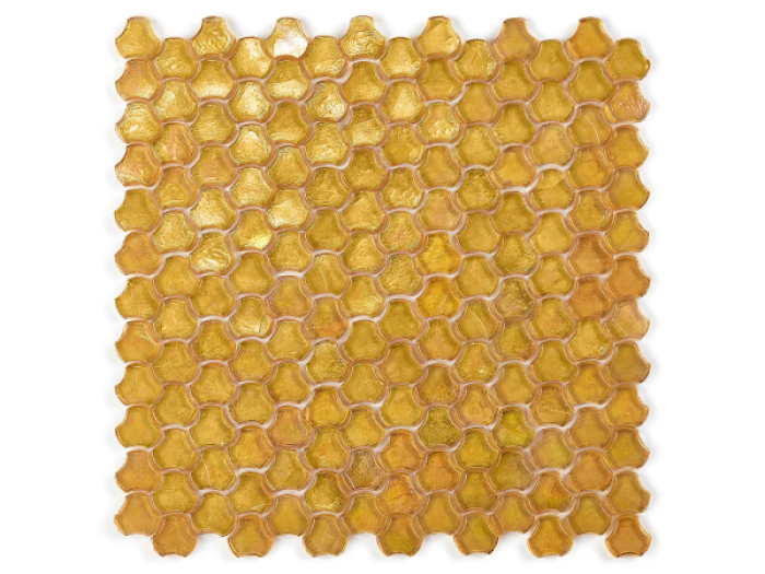 На изображении товар Sicis Стеклянная мозаика Clover Spice chips size 25 mm sheet-size 286x283 mm от официального представителя в Москве