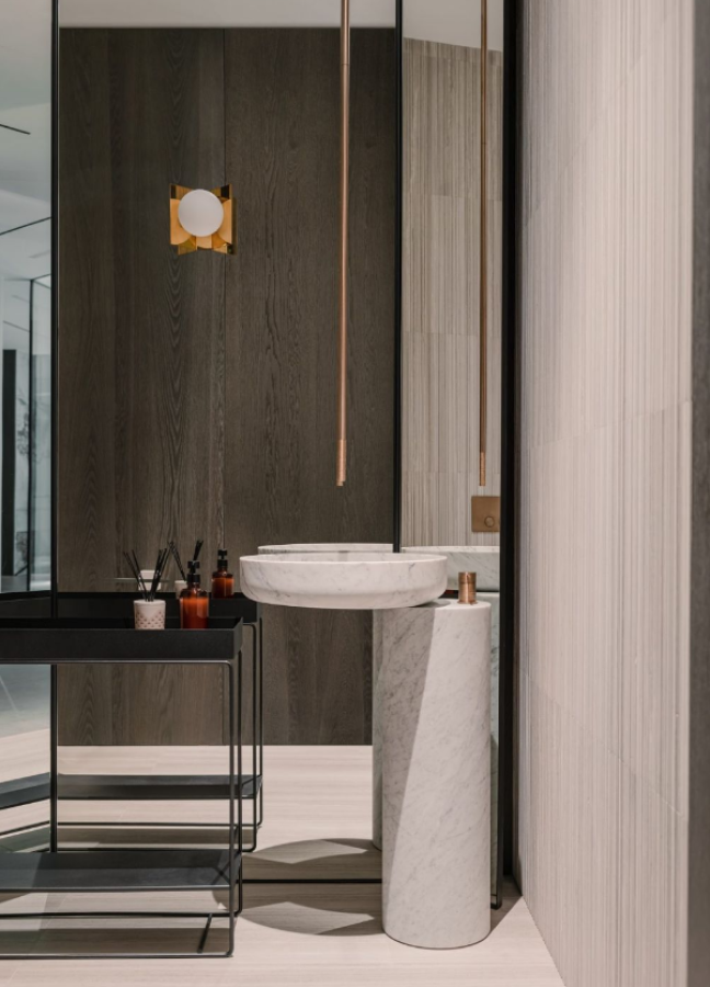 Смеситель Gessi316, для удалённого управления, цвет Brushed Brass PVD - изображение 1