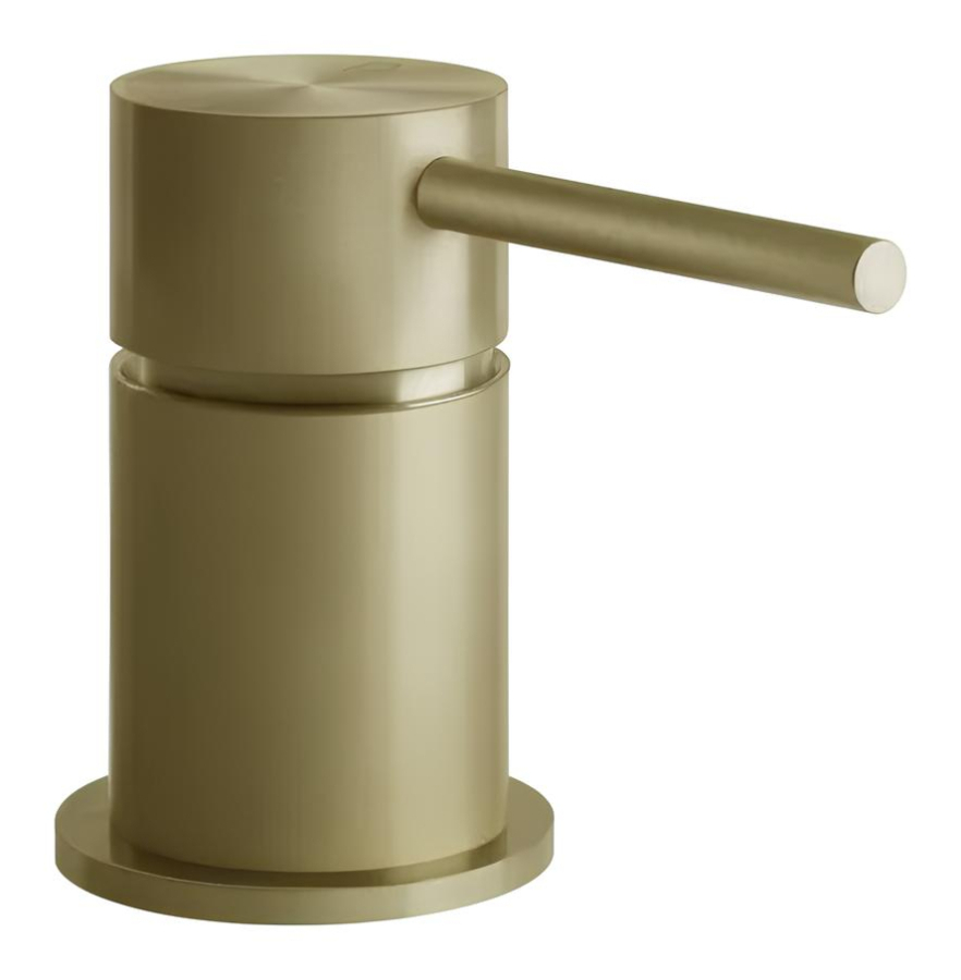 Смеситель Gessi316, для удалённого управления, цвет Brushed Brass PVD