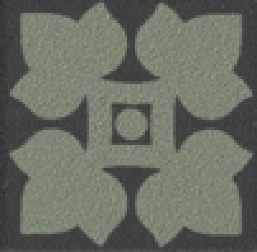 CERAMICHE GRAZIA  Вставка OLD ENGLAND TOZZETTO DECORO BLACK 4X4 BATH