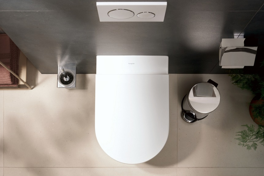 Бумагодержатель Hansgrohe AddStoris, настенный, с крышкой, цвет хром - изображение 1