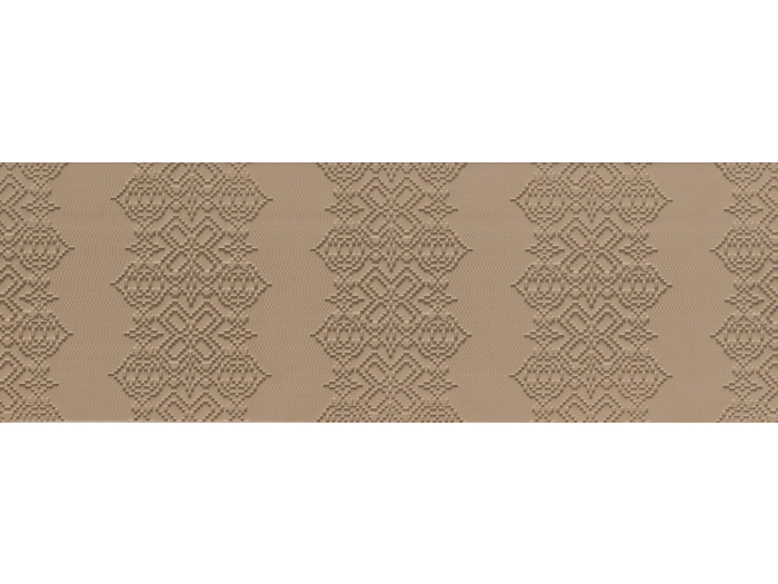 На изображении товар Mutina Керамогранит Bas Relief Garland Relief Cipria 18x54 от официального представителя в Москве