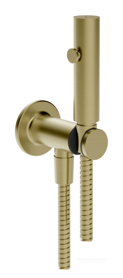 Душ гигиенический Gessi Inciso, цвет Brass Brushed PVD