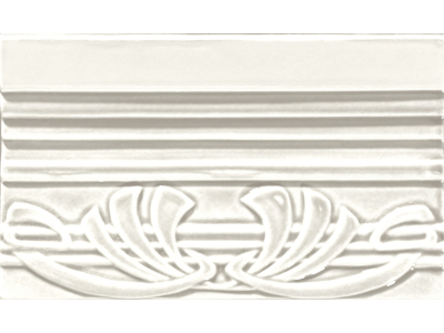 CERAMICHE GRAZIA Бордюр EPOQUE TERMINALE DECO 12X20 BIANCO MATT