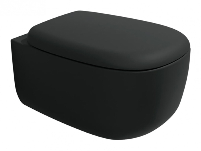 На изображении товар Унитаз Flaminia Bonola подвесной, 540х380 мм, безободковый с системой goclean, цвет Argilla от официального представителя в Москве