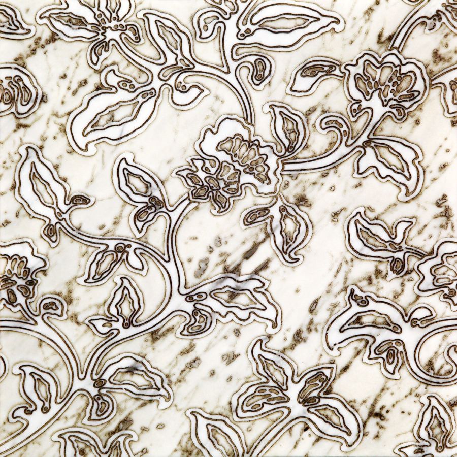 Akros Venezia Камень Dogma Classic Dhanza Old Bianco Carrara 40x40x1