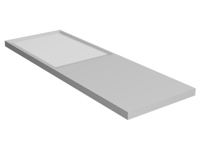 На изображении товар Лоток предметный Antonio Lupi Tabula, 270 х 12 мм,  цвет белый от официального представителя в Москве