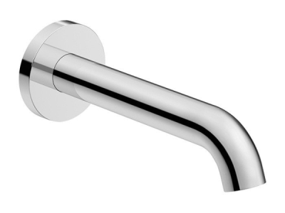 На изображении товар Излив для ванны Duravit C.1 настенный, L- 205 мм, цвет хром от официального представителя в Москве