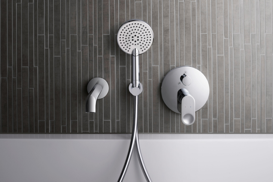 Излив для ванны Duravit C.1 настенный, L- 205 мм, цвет хром - изображение 4