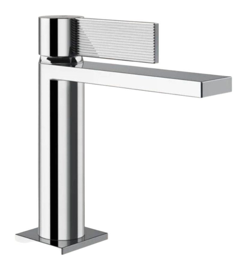 Смеситель для раковины Gessi Inverso, с соединительными шлангами, без донного клапана, Н-178 мм, цвет хром