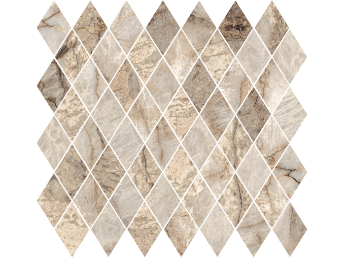 На изображении товар La Fabbrica Ava Керамогранит Rombo Gemstone Desert lap\ret 30x30 от официального представителя в Москве