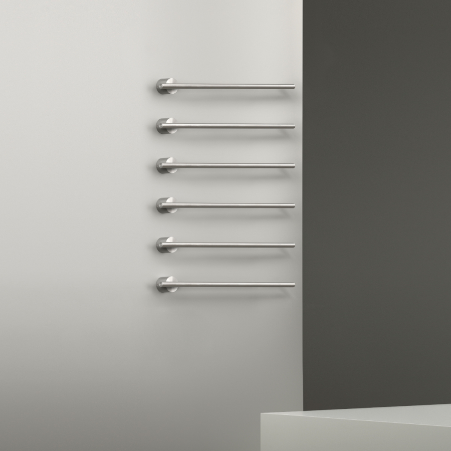 Полотенцесушитель CeaDesign Equilibrio, электрический, 6 перекладин, цвет полированная сталь - изображение 2