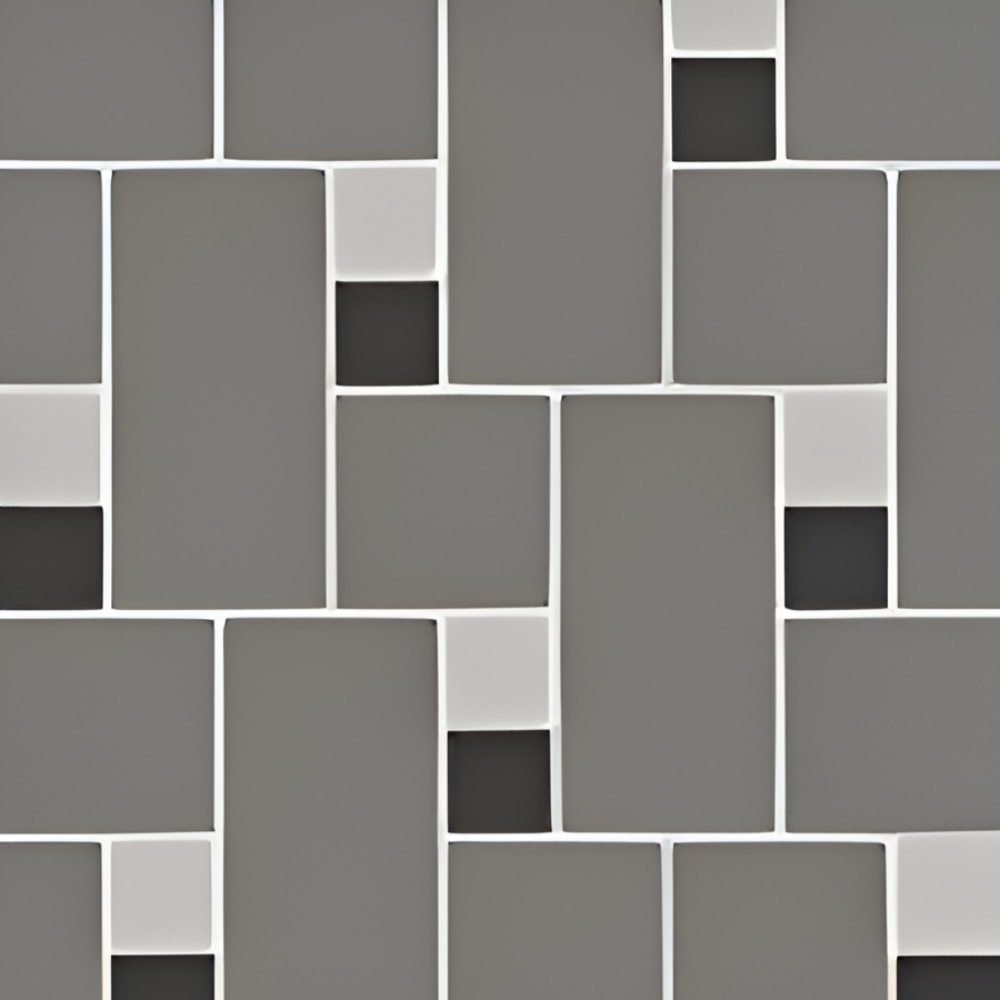 Micro. Керамогранит Microtiles Offset Mix Dust/Mud/Black 35,1x30,1