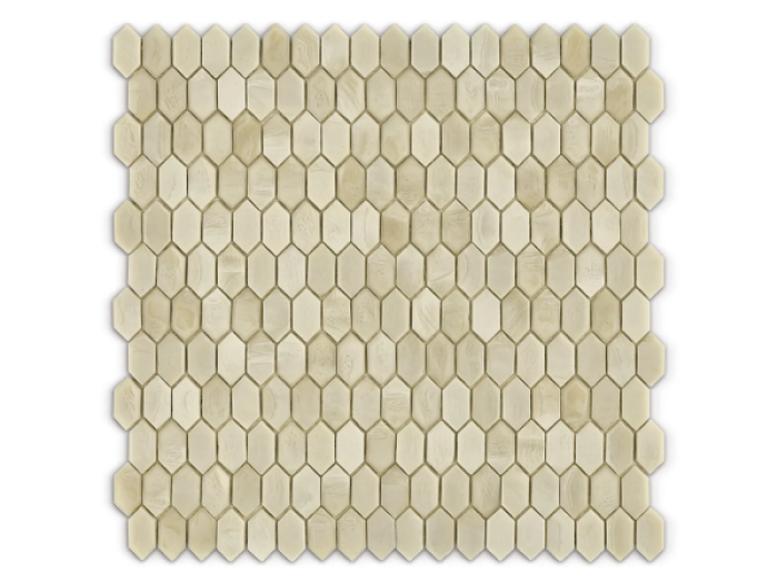 На изображении товар Sicis Стеклянная мозаика Crystal Selce chips size 31x15 mm sheet size 304x300 mm от официального представителя в Москве