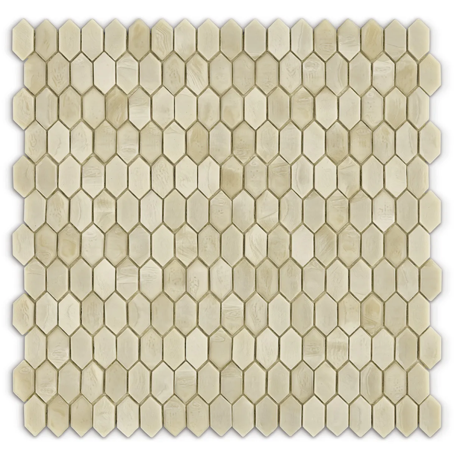 Sicis Стеклянная мозаика Crystal Selce chips size 31x15 mm sheet size 304x300 mm