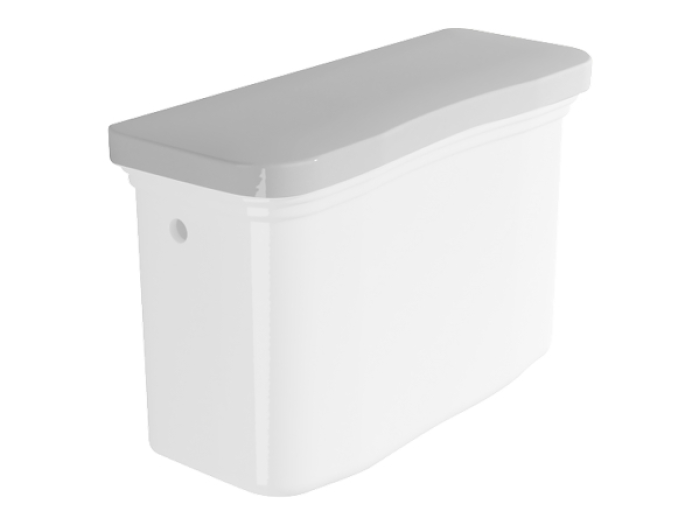 На изображении товар Крышка Flaminia Efi для высокого бачка напольного унитаза, цвет белый от официального представителя в Москве