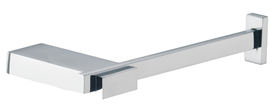 Бумагодержатель Carlo Frattini Quadra, настенный, без крышки, цвет брашированное золото