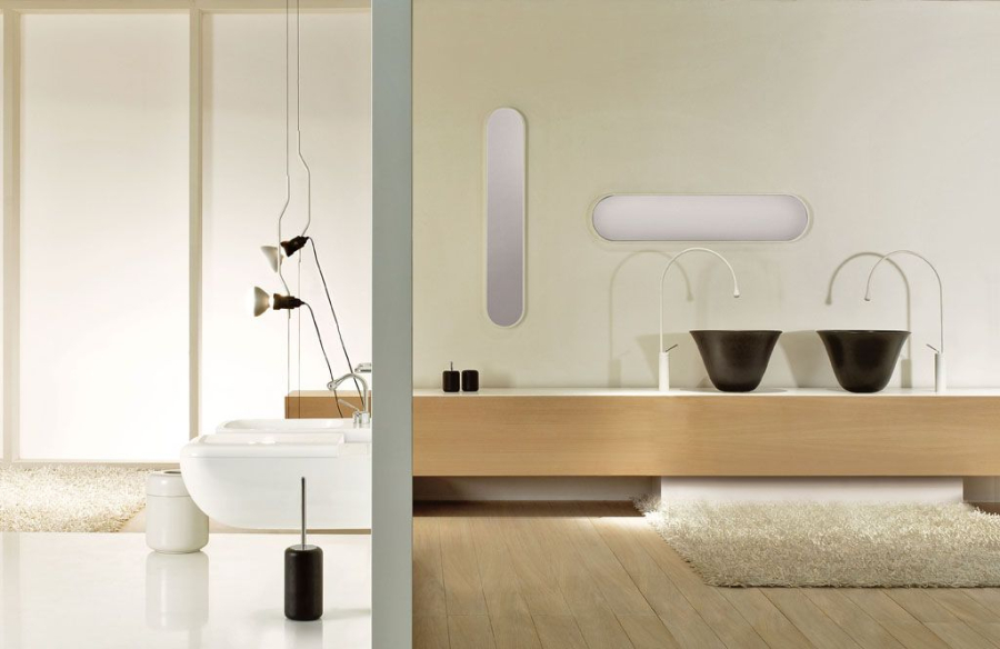Корзина для мусора Gessi Goccia, h250x⌀230 мм, цвет White - изображение 1