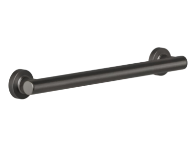 На изображении товар Поручень Gessi Venti20 для ванны и душа, 457 мм, цвет Black Metal Brushed PVD от официального представителя в Москве