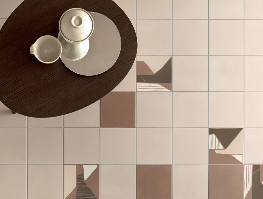 Sartoria Керамогранит Genesi Decor Mix Acqua Browns Matt 15x15 - изображение 5