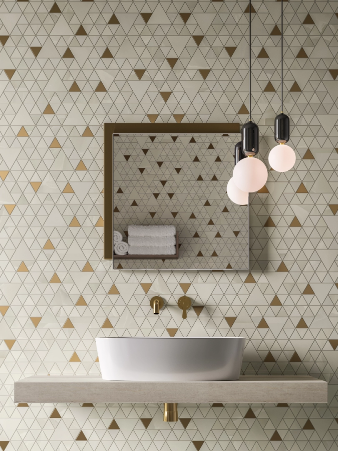REFIN Керамогранит PRESTIGIO ONYX BEIGE MOSAICO T LUCIDO R 30x30 - изображение 1